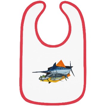 Discover Marlin Bibs Orange n Black
