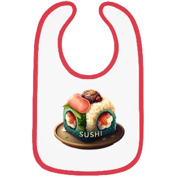 Discover Amazing Realistic Sushi Design Bibs