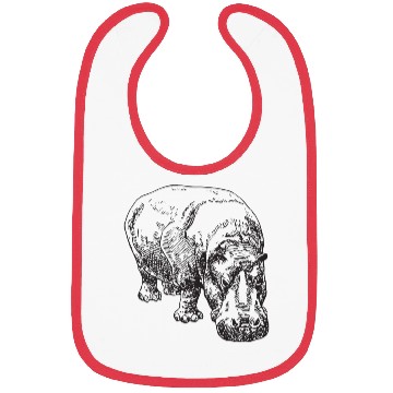 Discover Hippopotamus Bibs