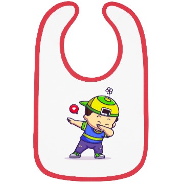 Discover Dabbing Boy Bibs
