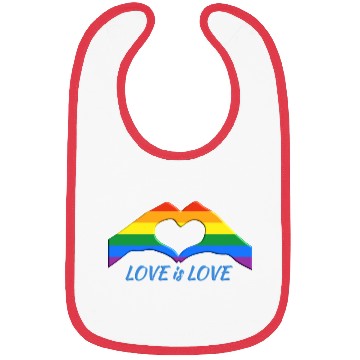 Discover Love is Love 2 Bibs
