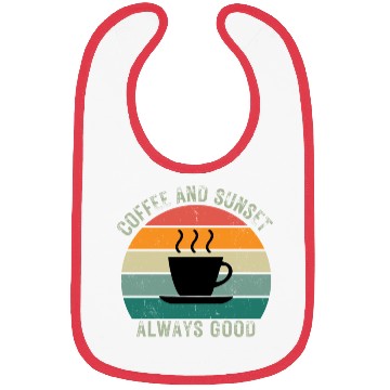 Discover COFFEE AND SUNSETALWAYS GOOD Bibs