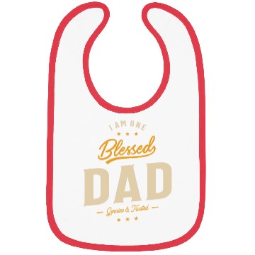 Discover I Am One Blessed Dad Funny Father Grandpa Bibs