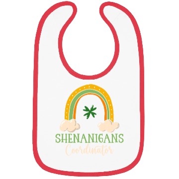 Discover Shenanigans Coordinator Funny St Patricks Day Bibs