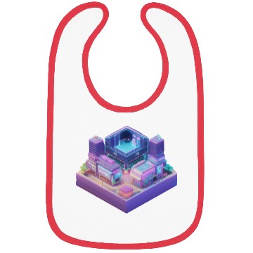 Discover Future Modern City Cube Bibs