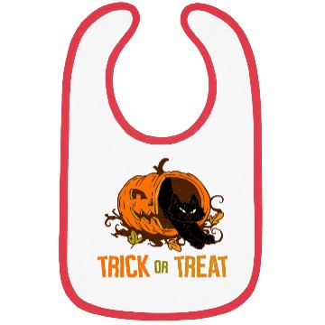 Discover Cats trick or treat - Halloween Bibs