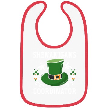 Discover Shenanigans Coordinator Funny St Patricks Day Bibs