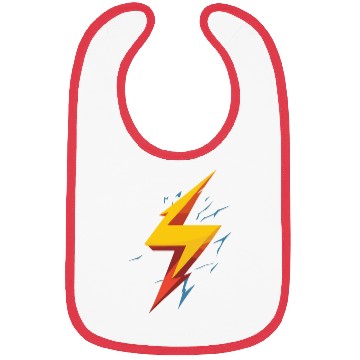 Discover lightning bolt Bibs
