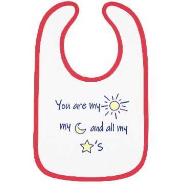 Discover Sun Moon and Stars Bibs