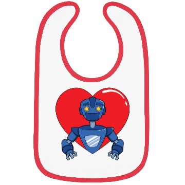 Discover Robot Love Bibs