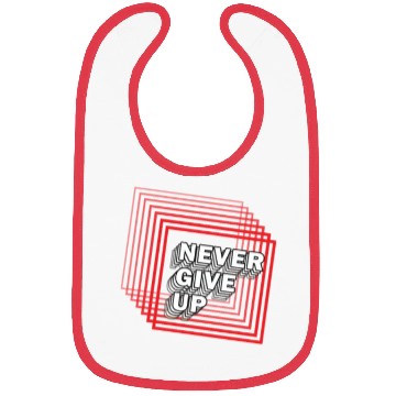Discover NEVER GIVE UP Bibs