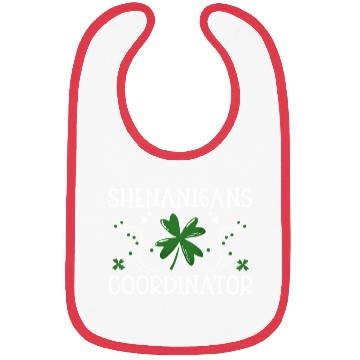 Discover Shenanigans Coordinator Funny St Patricks Day Bibs