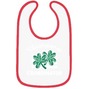 Discover Shenanigans Coordinator Funny St Patricks Day Bibs