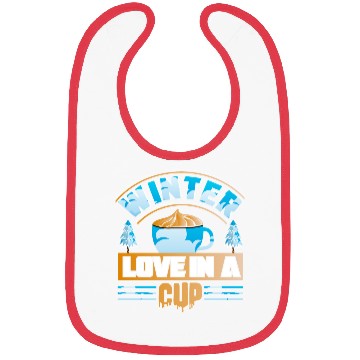 Discover Winter Love in a Cup Bibs