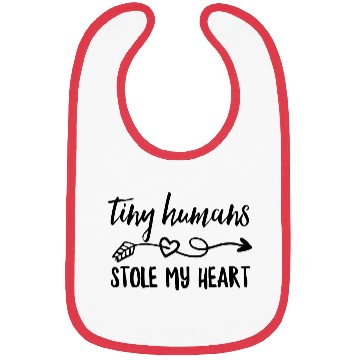 Discover Tiny Humans Stole My Heart Bibs