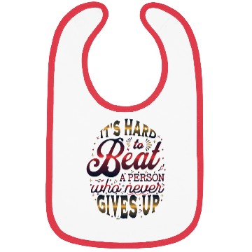 Discover HARD TO BEAT WHO NEVER GIVE UP Bibs