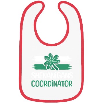 Discover Shenanigans Coordinator Funny St Patricks Day Bibs