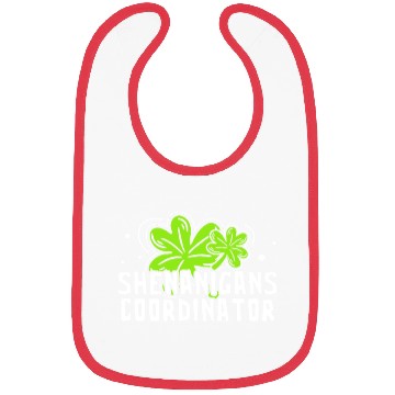 Discover Shenanigans Coordinator Funny St Patricks Day Bibs