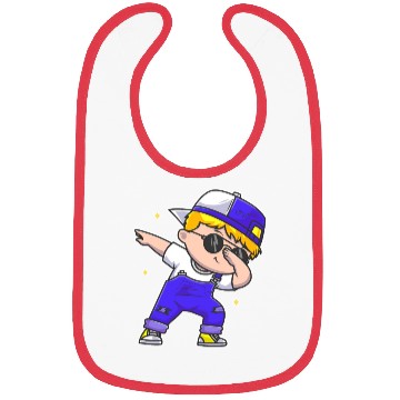 Discover Dabbing Boy Bibs