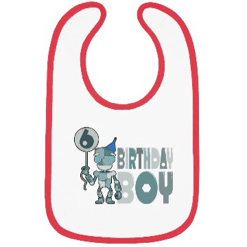Discover Birthday Boy 6 Years Old Bibs
