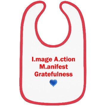 Discover I.mage A.ction M.anifest - Red #2 Bibs