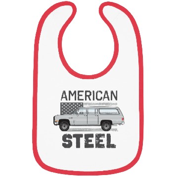 Discover american Light Silver Bibs