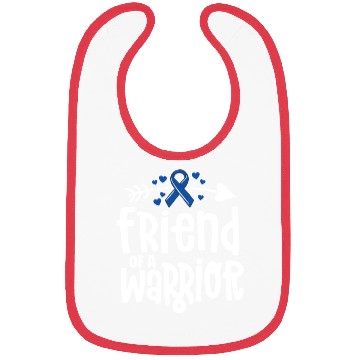 Discover Friend Of A Warrior Support Team Colon Cancer Bibs