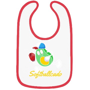 Discover Softball Avocado Bibs