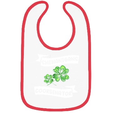 Discover Shenanigans Coordinator Funny St Patricks Day Bibs
