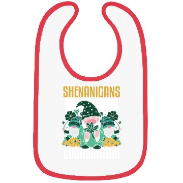 Discover Shenanigans Coordinator Funny St Patricks Day Bibs