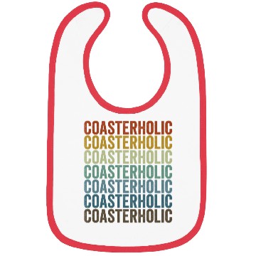 Discover Coasterholic Roller Coaster Lover Bibs