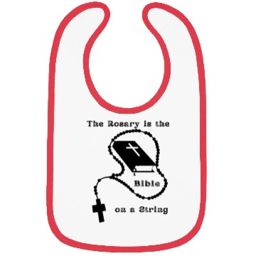 Discover The Rosary is the Bible on a String Bibs