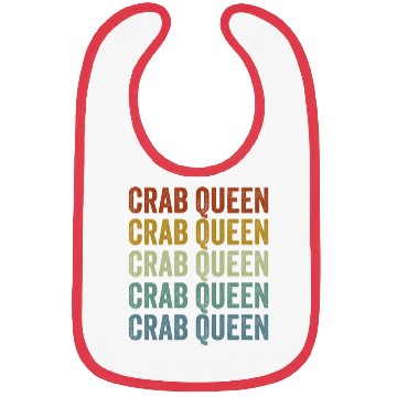 Discover Crab Queen Crab Lover Women Bibs