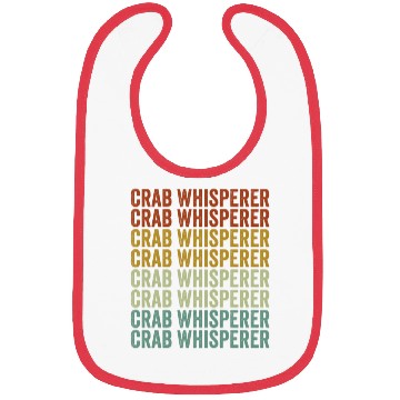 Discover Crab Whisperer Crab Lover Bibs
