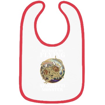 Discover Atheist Atheism Flying Spaghetti Pastafarianism Bibs