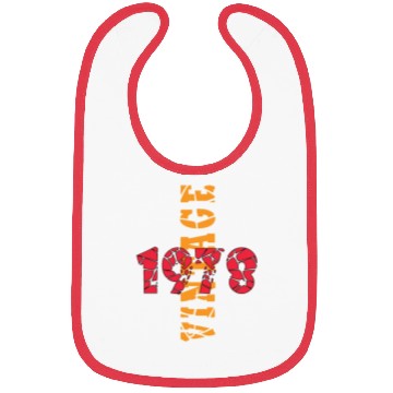 Discover Awesome Since 1978 Birthday Bibs