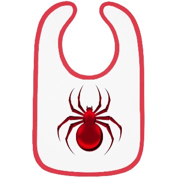 Discover Red Spider Design Bibs