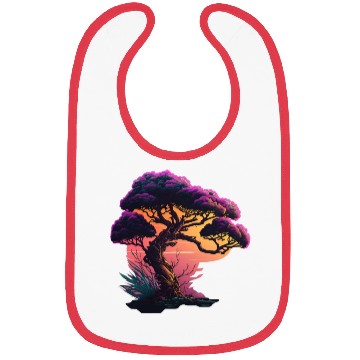 Discover Synthwave Bonsai Tree Bibs
