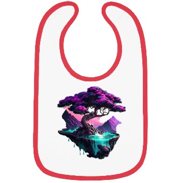 Discover Synthwave Bonsai Tree Bibs