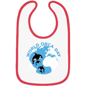 Discover World Orca Day Bibs