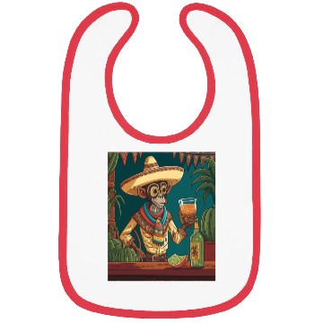 Discover Spider Monkey Animal Lovers Mexican Cowboy Spider Bibs