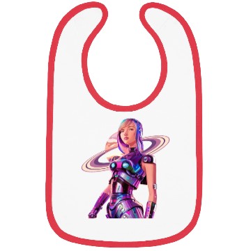 Discover Space Girl 2 Bibs