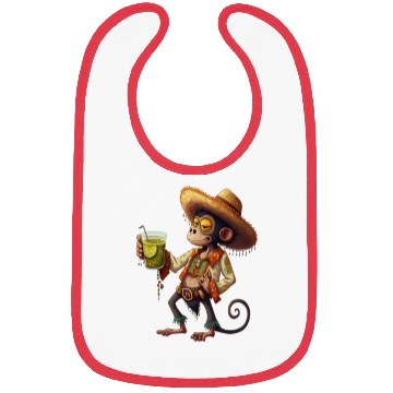 Discover Spider Monkey Animal Lovers Mexican Cowboy Spider Bibs
