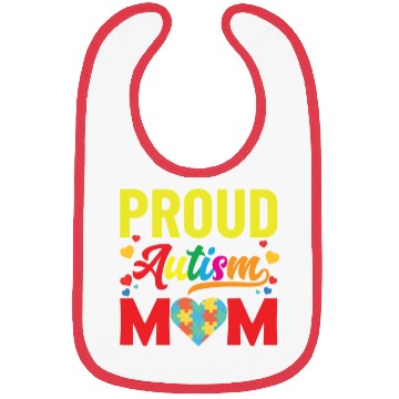 Discover Proud Autism Mom Bibs
