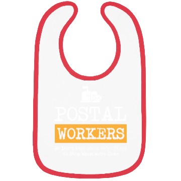 Discover Postal Worker, postal worker, mailman, postman Bibs