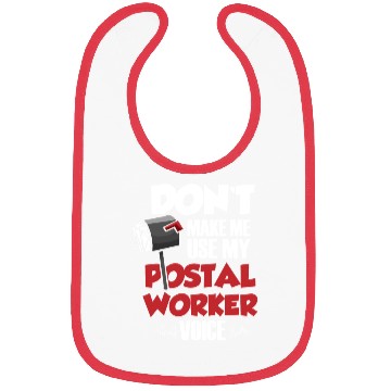 Discover Postal Worker, postal worker, mailman, postman Bibs