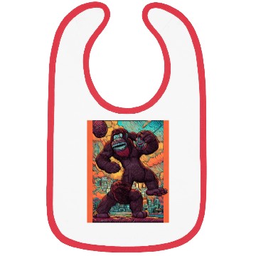Discover Arcade Monkey Bibs