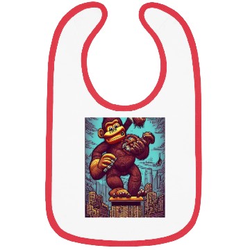 Discover Monkey on a tower Bibs