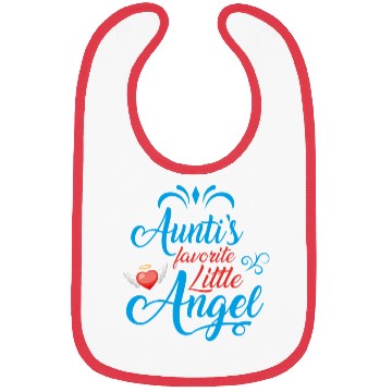 Discover Aunti's Favorite Little Angel 02 Bibs
