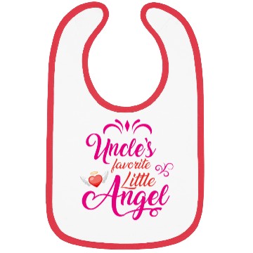 Discover Uncle s Favorite Little Angel Bibs
